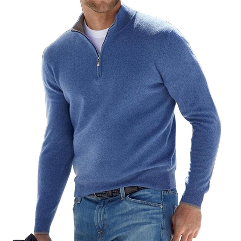 Jonas – Den Tidløse Sweater med Lynlås og Komfort