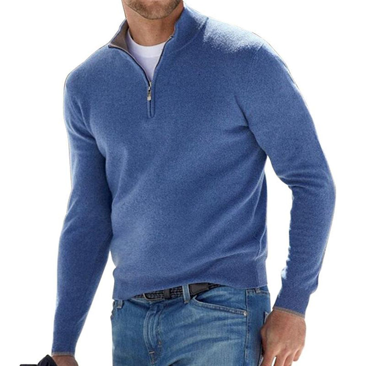 Jonas – Den Tidløse Sweater med Lynlås og Komfort