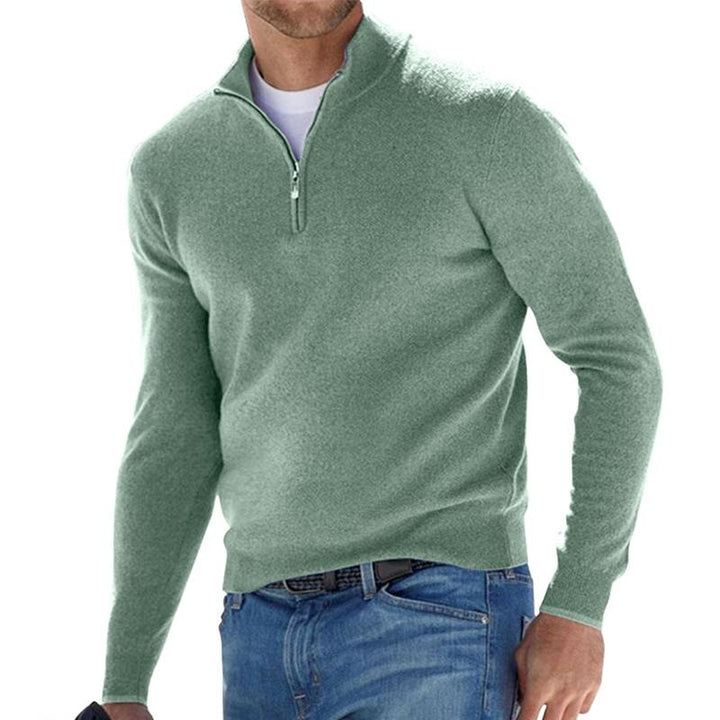 Jonas – Den Tidløse Sweater med Lynlås og Komfort