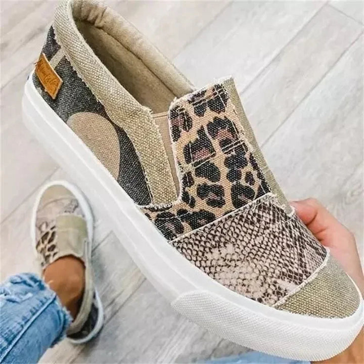 Nynne – Ergonomisk Slip-on med Moderne Patchwork