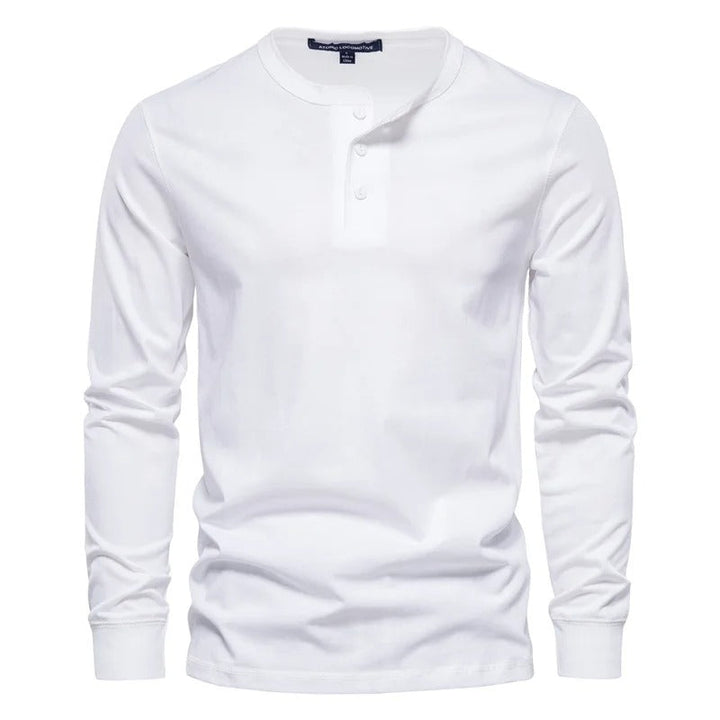 Viktor – Den Minimalistiske Trøje med Knapdetaljer
